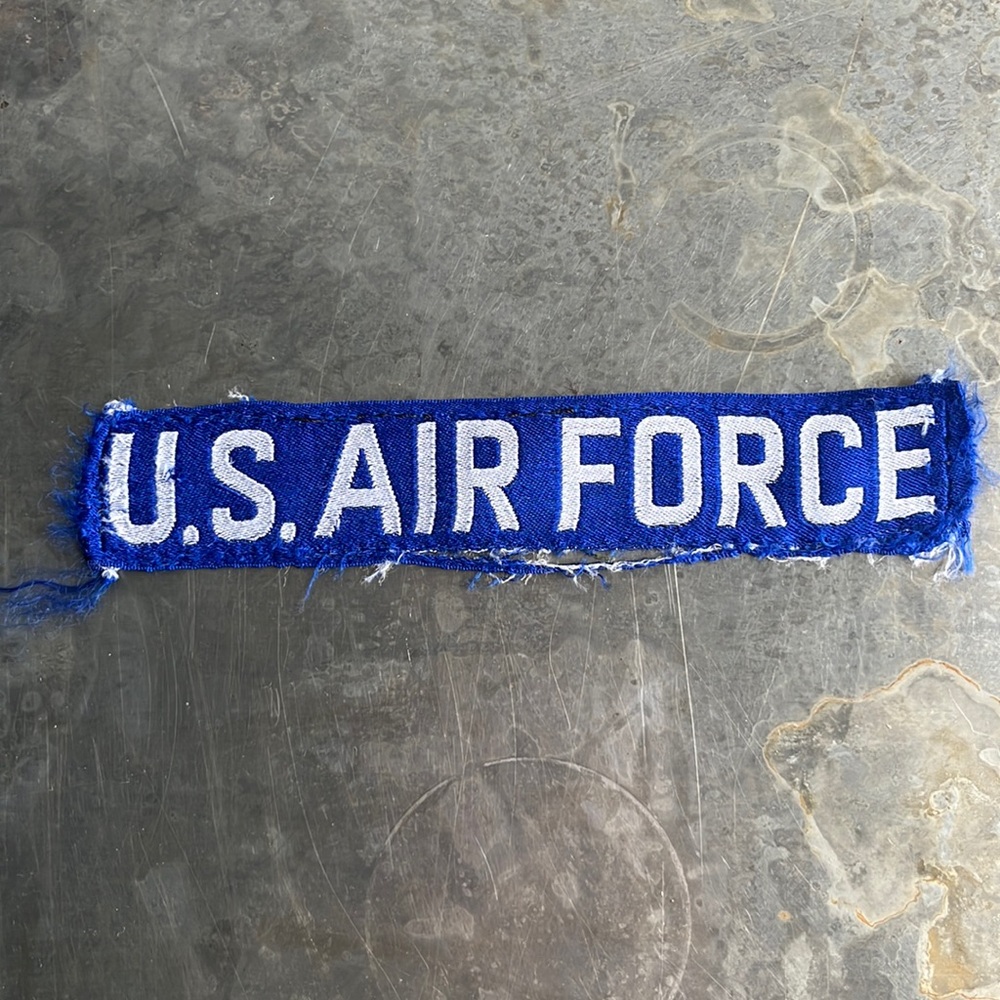 U.S. AIR FORCE blue tape patch